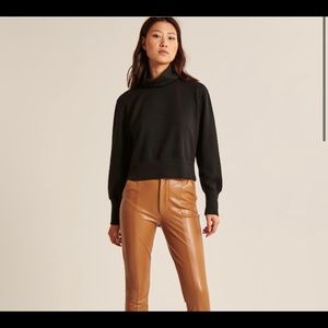 Abercrombie and fitch wedged turtleneck sweatshirt